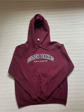 Outer Banks North Carolina Maroon Hoodie